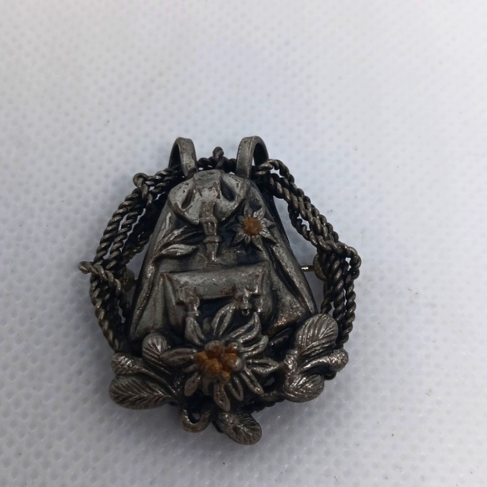 Vintage Backback Brooch West Germany
